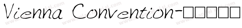Vienna Convention字体转换